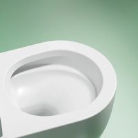 Унитаз Ceramicanova Modena Rimless CN6063MW подвесной Белый матовый с сиденьем Микролифт — фото 8, Подвесные унитазы