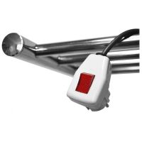 Электрический полотенцесушитель Domoterm Полка DMT-T4 38x53 EK R Хром — фото 3, Электрические полотенцесушители