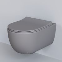 Товар: Унитаз Ambassador Abner 103T20301R подвесной Серый матовый без сиденья - фото 4 Унитаз Ambassador Abner 103T20301R подвесной Серый матовый без сиденья — фото 4, Подвесные унитазы