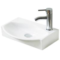 Раковина CeramaLux 41 78014T Белая — фото 1, Мини-раковины