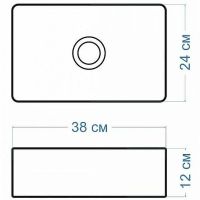 Товар: Раковина-чаша Maretti Umbria 38 UM13NS40-844 Белая - фото 8 Раковина-чаша Maretti Umbria 38 UM13NS40-844 Белая — фото 8, Раковины накладные