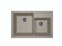 Florentina Мойка "Касси" 780, серый шелк FG — фото 1, Кухонные мойки