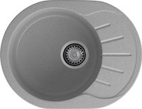 Товар: GRANFEST Мойка RONDO 580L 1-чаша+крыло 579*445мм серый арт.GF- - фото 2 GRANFEST Мойка RONDO 580L 1-чаша+крыло 579*445мм серый арт.GF- — фото 2, Кухонные мойки