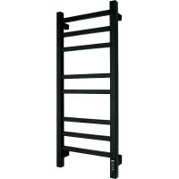 Электрический полотенцесушитель Grois Alex GR-102 30/80 П8 9005 U Черный матовый — фото 1, Электрические полотенцесушители