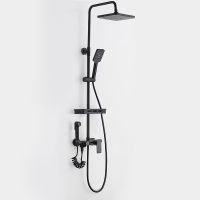 Душевая система Melodia della vita Blues MSC00108С_bk Черная матовая — фото 3, Душевые системы