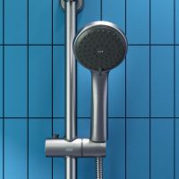 Душевой гарнитур Dorff Logic D0103000SS Нержавеющая сталь — фото 4, Душевые гарнитуры