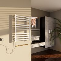 Электрический полотенцесушитель Altasan АрмадаПроф 80х50 Белый матовый арт-АрмадаПрофР8050БМ — фото 3, Электрические полотенцесушители