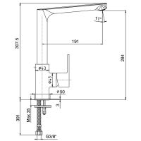 Товар: Смеситель для кухни E.C.A. Nita 102118099EX Хром - фото 2 Смеситель для кухни E.C.A. Nita 102118099EX Хром — фото 2, Смесители для кухни