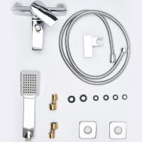 Смеситель для ванны AQUAme Prato AQMP6122 Хром — фото 4, Для душа и ванны