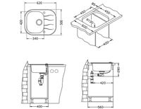 Товар: Мойка для кухни WAVE 10 (Цвет под заказ) 620X5001X, в компл.с сиф. 1127251 - фото 2 Мойка для кухни WAVE 10 (Цвет под заказ) 620X5001X, в компл.с сиф. 1127251 — фото 2, Кухонные мойки