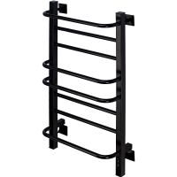 Электрический полотенцесушитель Comfysan Puro-K EC-8 80x40 013172 Черный матовый — фото 1, Электрические полотенцесушители