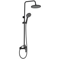 Душевая система Boch Mann Junior BM8576 Черная — фото 1, Душевые стойки