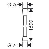 Душевой шланг Lemark LE8025P-Black Черный — фото 2, Комплектующие для душевого оборудования