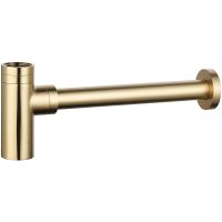 Товар: Сифон для раковины AQUAme AQM7010GG Золото глянцевое - фото 1 Сифон для раковины AQUAme AQM7010GG Золото глянцевое — фото 1, Сифоны