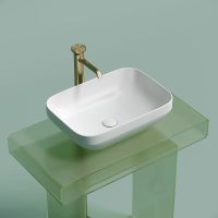 Раковина-чаша Ceramicanova Element 50 CN6055MW Белая матовая — фото 6, Раковины накладные