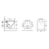 Товар: Унитаз Bond F04-10 подвесной Белый с сиденьем Микролифт - фото 9 Унитаз Bond F04-10 подвесной Белый с сиденьем Микролифт — фото 9, Подвесные унитазы