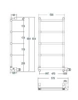 Товар: Электрический полотенцесушитель Margaroli Sole 542-5 Хром - фото 2 Электрический полотенцесушитель Margaroli Sole 542-5 Хром — фото 2, Электрические полотенцесушители