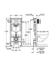 Товар: Комплект унитаза CeramaLux B2330-1MB с инсталляцией Grohe Rapid SL 38772001 с сиденьем Микролифт и к - фото 4 Комплект унитаза CeramaLux B2330-1MB с инсталляцией Grohe Rapid SL 38772001 с сиденьем Микролифт и к — фото 4, Комплекты унитаз + инсталляция