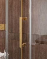 Душевой уголок CEZARES MOLVENO-R-1-90-C-BORO-IV — фото 3, Душевые уголки четверть круга