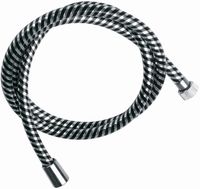 Душевой шланг Remer 332CNNC150 Хром Черный глянец — фото 1, Комплектующие для душевого оборудования