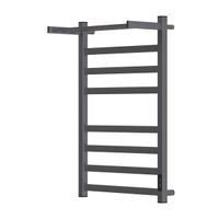 Товар: Полотенцесушитель электрический Point Меркурий PN83858PGR П7 500x800 с полкой, диммер справа, графит - фото 3 Полотенцесушитель электрический Point Меркурий PN83858PGR П7 500x800 с полкой, диммер справа, графит — фото 3, Электрические полотенцесушители