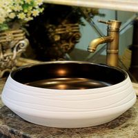 Раковина-чаша CeramaLux 41 J2094 Белая — фото 1, Раковины накладные