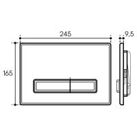 Комплект унитаза с инсталляцией Aqueduto Ovo AQDS027 с сиденьем Микролифт и клавишей смыва Хром — фото 18, Комплекты унитаз + инсталляция
