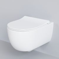 Унитаз Ambassador Abner 103T20001R подвесной Белый глянцевый без сиденья — фото 8, Подвесные унитазы