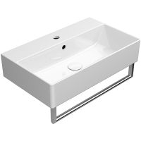 Товар: Раковина GSI Kube X 60 Белая арт-9454111 - фото 3 Раковина GSI Kube X 60 Белая арт-9454111 — фото 3, Раковины подвесные