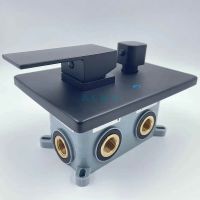 Душевая система ALMAes Liros TVZ-0889 Черная матовая — фото 8, Душевые системы