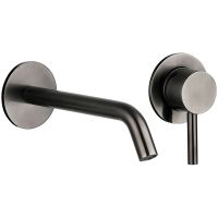 Товар: Смеситель для раковины AQUAme Siena AQM6215GM Оружейный металл - фото 1 Смеситель для раковины AQUAme Siena AQM6215GM Оружейный металл — фото 1, Смесители для раковины