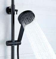 Душевая система Bond Черная матовая арт-B01-9188 — фото 2, Душевые стойки