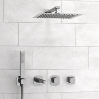 A8651.313.314.090.118.326.087.103 Встраиваемый комплект для ванны с верхней душевой насадкой, лейкой — фото 1, Встраиваемые душевые комплекты