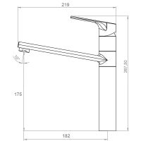 Смеситель для кухни ESKO Ontario ON 519B Черный матовый — фото 3, Смесители для кухни