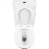 Унитаз компакт Bond F02-00 Белый с бачком и сиденьем Микролифт — фото 2, Напольные унитазы