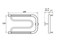 Товар: Водяной полотенцесушитель Point Фокстрот PN21334P 320x400 с полкой Хром - фото 5 Водяной полотенцесушитель Point Фокстрот PN21334P 320x400 с полкой Хром — фото 5, Водяные полотенцесушители