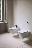 Унитаз GSI Nubes 961509 подвесной Белый матовый без сиденья — фото 4, Унитазы