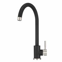 Смеситель для кухни Point PN3101B черный — фото 1, Смесители для кухни