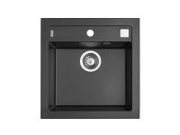 Мойка для кухни ALVEUS FORMIC 20 GRANITAL+ TWILIGHT-G05M 520x510x200;1x с сифоном 1127749, — фото 1, Кухонные мойки