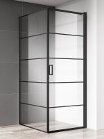 Товар: Душевой уголок AQUAme 80x80 R AQM5215-RH-8 профиль Черный матовый стекло прозрачное - фото 5 Душевой уголок AQUAme 80x80 R AQM5215-RH-8 профиль Черный матовый стекло прозрачное — фото 5, Квадратные душевые уголки