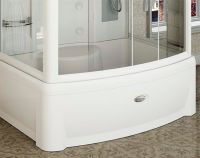 Душевая кабина Radomir Диана 2 139x108 1-05-1-0-0-0650 с баней профиль Белый стекло прозрачное — фото 4, Душевые кабины