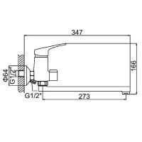 Товар: Смеситель для ванны Ledeme H13 2213L универсальный Хром - фото 3 Смеситель для ванны Ledeme H13 2213L универсальный Хром — фото 3, Для душа и ванны
