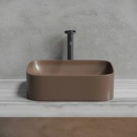 Раковина-чаша Ceramicanova Element 51 CN6052MDB Темно-коричневая матовая — фото 4, Раковины