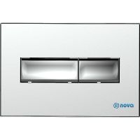 Клавиша смыва Nova NV7322 Хром глянцевый — фото 1, Кнопки смыва