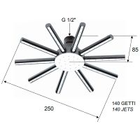 Товар: Верхний душ Remer 359S25X Хром - фото 2 Верхний душ Remer 359S25X Хром — фото 2, Верхние души