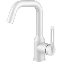 Смеситель для раковины Haiba HB10825-8 Белый матовый — фото 1, Смесители для раковины