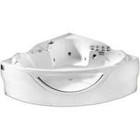 Акриловая ванна Gemy G9025-II B 155х155 с гидромассажем — фото 1, Акриловые ванны