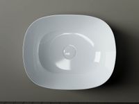 Раковина-чаша Ceramicanova Element 46 CN6018 Белая — фото 15, Раковины накладные