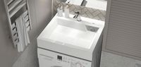 Товар: Раковина Azario Slim 60 CS00078302 на стиральную машину Белая - фото 4 Раковина Azario Slim 60 CS00078302 на стиральную машину Белая — фото 4, Раковины на стиральную машину