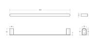 Товар: Полотенцедержатель CEZARES STYLUS-TH-60-IN - фото 2 Полотенцедержатель CEZARES STYLUS-TH-60-IN — фото 2, Полотенцедержатели